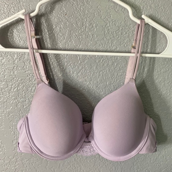 Honeydew Lavender Lace Lightly Lined T Shirt Bra - Picture 1 of 13